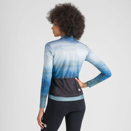 SPORTFUL Hosszú ujjú kerékpáros mez - FLOW SUPERGIARA THERMAL W - kék