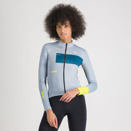 SPORTFUL Hosszú ujjú kerékpáros mez - BREAKOUT SUPERGIARA THERMAL W - szürke/kék