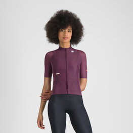 SPORTFUL Rövid ujjú kerékpáros mez - SUPERNOVA W - bordó