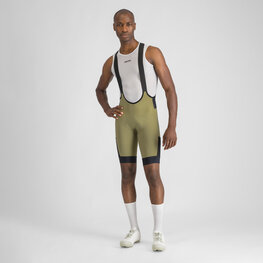 SPORTFUL Rövid kerékpáros nadrág kantárral - SUPERGIARA 2 - zöld