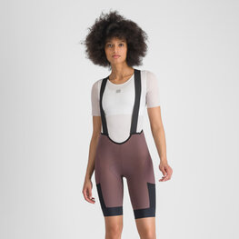 SPORTFUL Rövid kerékpáros nadrág kantárral - SUPERGIARA 2 W - lila