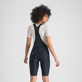 SPORTFUL Rövid kerékpáros nadrág kantárral - GIARA 2 W - fekete