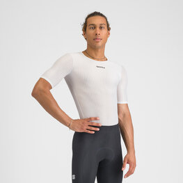SPORTFUL Rövid ujjú kerékpáros póló - PRO BASELAYER - fehér
