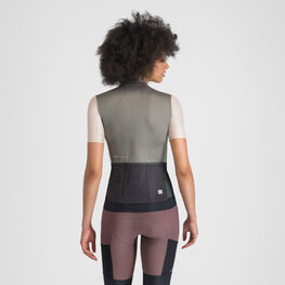 SPORTFUL Rövid ujjú kerékpáros mez - SUPERGIARA LOGO W - szürke/rózsaszín