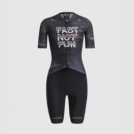 SPORTFUL Kerékpáros overall - FAST NOT FUN W - fekete
