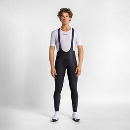 SPORTFUL Hosszú kerékpáros nadrág kantárral - PULSE - fekete