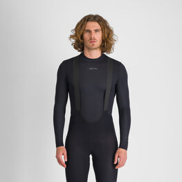SPORTFUL Hosszú ujjú kerékpáros póló - MERINO LAYER - fekete