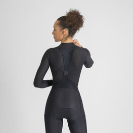 SPORTFUL Hosszú ujjú kerékpáros póló - WINTER LAYER W - fekete