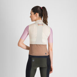 SPORTFUL Rövid ujjú kerékpáros mez - SUPERGIARA LOGO 2 - bézs