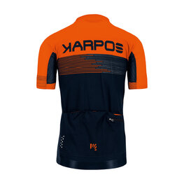 KARPOS Rövid ujjú kerékpáros mez - GREEN FIRE - piros/szürke