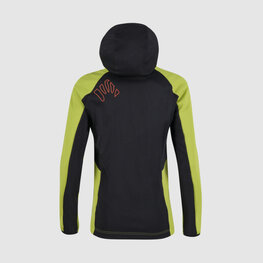 KARPOS Kerékpáros szélálló dzseki - LAVAREDO WINTER KIDS - zöld/fekete