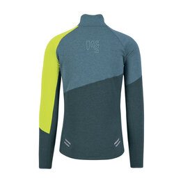 KARPOS póló - VAL VIOLA FULL-ZIP - zöld/sárga