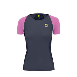 KARPOS Rövid ujjú kerékpáros póló - LAVAREDO EVO W - fekete/rózsaszín