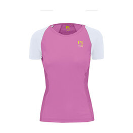 KARPOS Rövid ujjú kerékpáros póló - LAVAREDO EVO W - rózsaszín/fehér