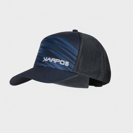 KARPOS Kerékpáros sapka - SPASSO TRUCKER - fekete/kék/fehér