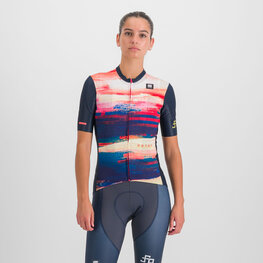 SPORTFUL Rövid ujjú kerékpáros mez - PETER SAGAN JERSEY - kék/bézs