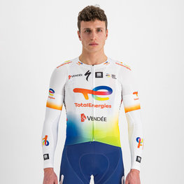 SPORTFUL Kerékpáros karmelegítő - TOTAL ENERGIES - fehér