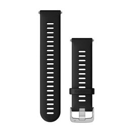 GARMIN szíj - QUICK RELEASE 22 MM - fekete/ezüst