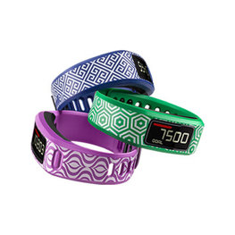 GARMIN szíj - VÍVOFIT WAIKIKI - lila/kék/zöld