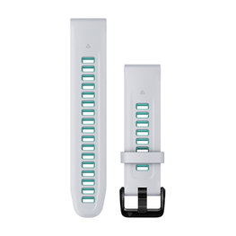 GARMIN szíj - QUICKFIT 20 - fehér/világoskék