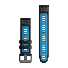 GARMIN szíj - QUICKFIT 22 - fekete/kék