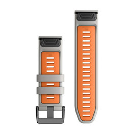 GARMIN szíj - QUICKFIT 26 - szürke/narancssárga