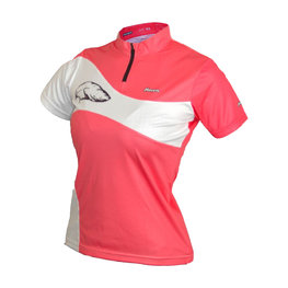 HAVEN Rövid ujjú kerékpáros mez - COMTESS - piros/fehér