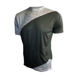 HAVEN Rövid ujjú kerékpáros mez - MOUNTAIN - fekete/szürke