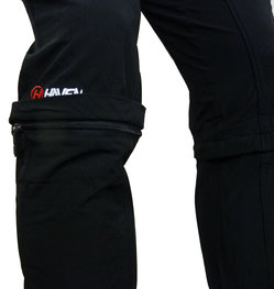 HAVEN Hosszú kerékpáros nadrág kantár nélkül - ENDEAVOUR II - fekete