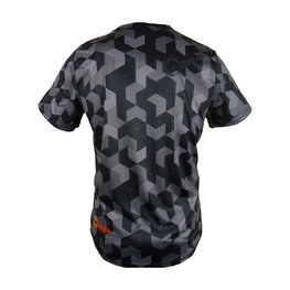 HAVEN Rövid ujjú kerékpáros mez - CUBES NEO SHORT - fekete/piros