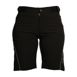 HAVEN Rövid kerékpáros nadrág kantár nélkül - SINGLETRAIL WMS - fekete