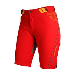 HAVEN Rövid kerékpáros nadrág kantár nélkül - SINGLETRAIL WMS - piros