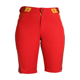 HAVEN Rövid kerékpáros nadrág kantár nélkül - SINGLETRAIL WMS - piros