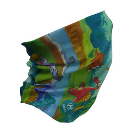 HAVEN Kerékpáros nyakmelegítő - DINO KIDS - színes