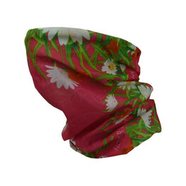 HAVEN Kerékpáros nyakmelegítő - FLOWERS KIDS - színes