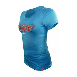 HAVEN Rövid ujjú kerékpáros mez - AMAZON II SHORT - kék/rózsaszín