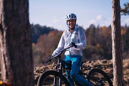 HAVEN Kerékpáros sisak - TOLTEC LUMIERE - fehér/kék