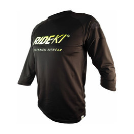 HAVEN Rövid ujjú kerékpáros mez - RIDE-KI - fekete/zöld