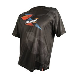 HAVEN Rövid ujjú kerékpáros mez - ENERGIZER CRAZY SHORT - fekete/piros/kék