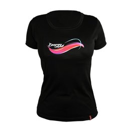 HAVEN Rövid ujjú kerékpáros mez - ENERGY SHORT - fekete/rózsaszín