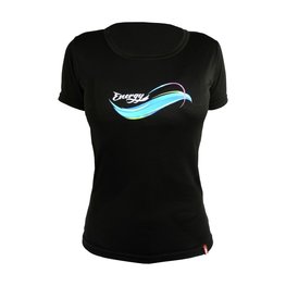 HAVEN Rövid ujjú kerékpáros mez - ENERGY SHORT - fekete/kék