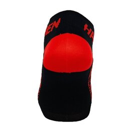 HAVEN Kerékpáros bokazokni - SNAKE SILVER NEO 2PAK - fekete/piros