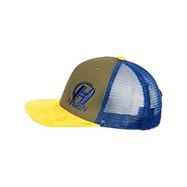 HAVEN Kerékpáros sapka - TRUCKER - szürke/barna