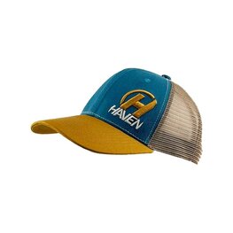 HAVEN Kerékpáros sapka - TRUCKER - kék/barna