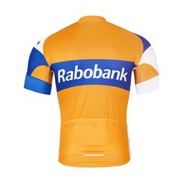 BONAVELO Rövid ujjú kerékpáros mez - RABOBANK - narancssárga/kék