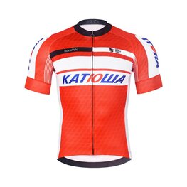 BONAVELO Rövid ujjú kerékpáros mez - KATUSHA - piros/fehér
