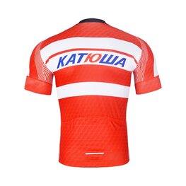 BONAVELO Rövid ujjú kerékpáros mez - KATUSHA - piros/fehér