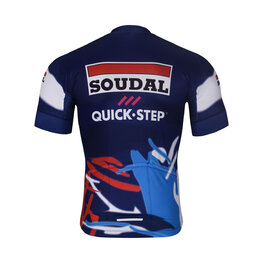 BONAVELO Rövid ujjú kerékpáros mez - SOUDAL-QUICKSTEP 2025 - kék/fehér