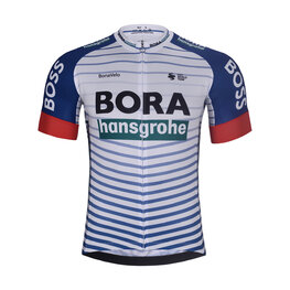 BONAVELO Rövid ujjú kerékpáros mez - BORA 2026 - fehér/színes