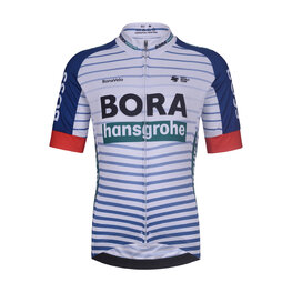 BONAVELO Rövid ujjú kerékpáros mez - BORA KID 2026 - fehér/színes